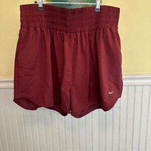 Nike Womens Maroon Training Shorts 2X NWT